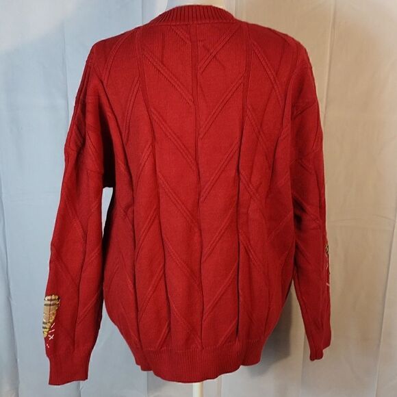NWT Chou Yatou "Sport Dream" Cable Knit Embroidered Cardigan - Picture 5 of 8